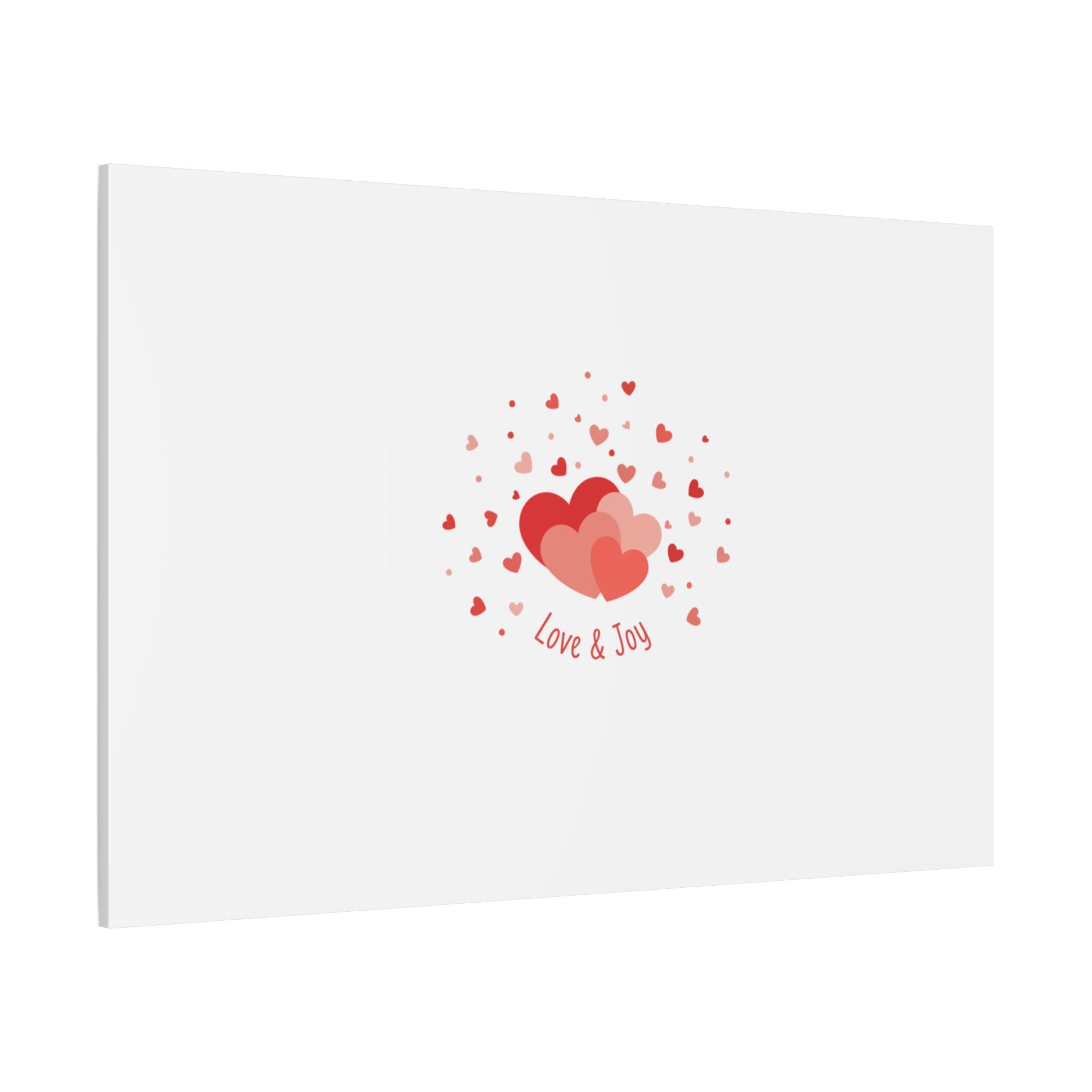 Tiny Heart Confetti Canvas | Matte Stretched Canvas
