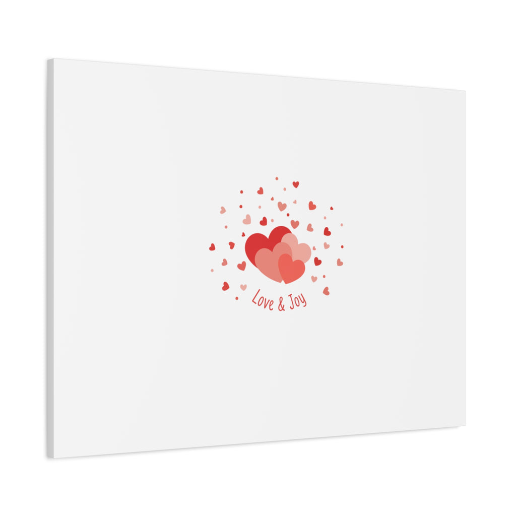 Tiny Heart Confetti Canvas | Matte Stretched Canvas