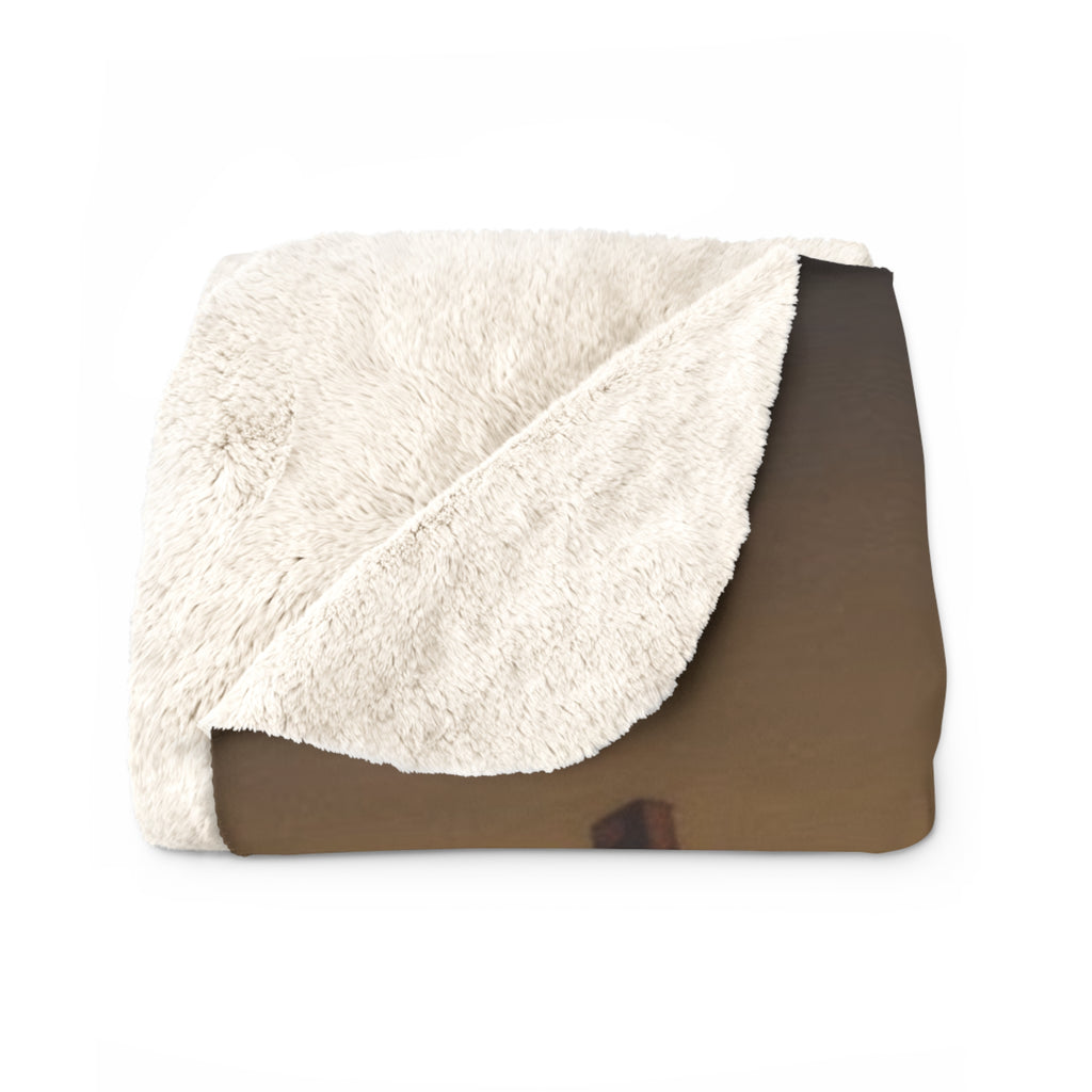 Artistic Sherpa Fleece Blanket – Cozy Home Décor for Creative Souls