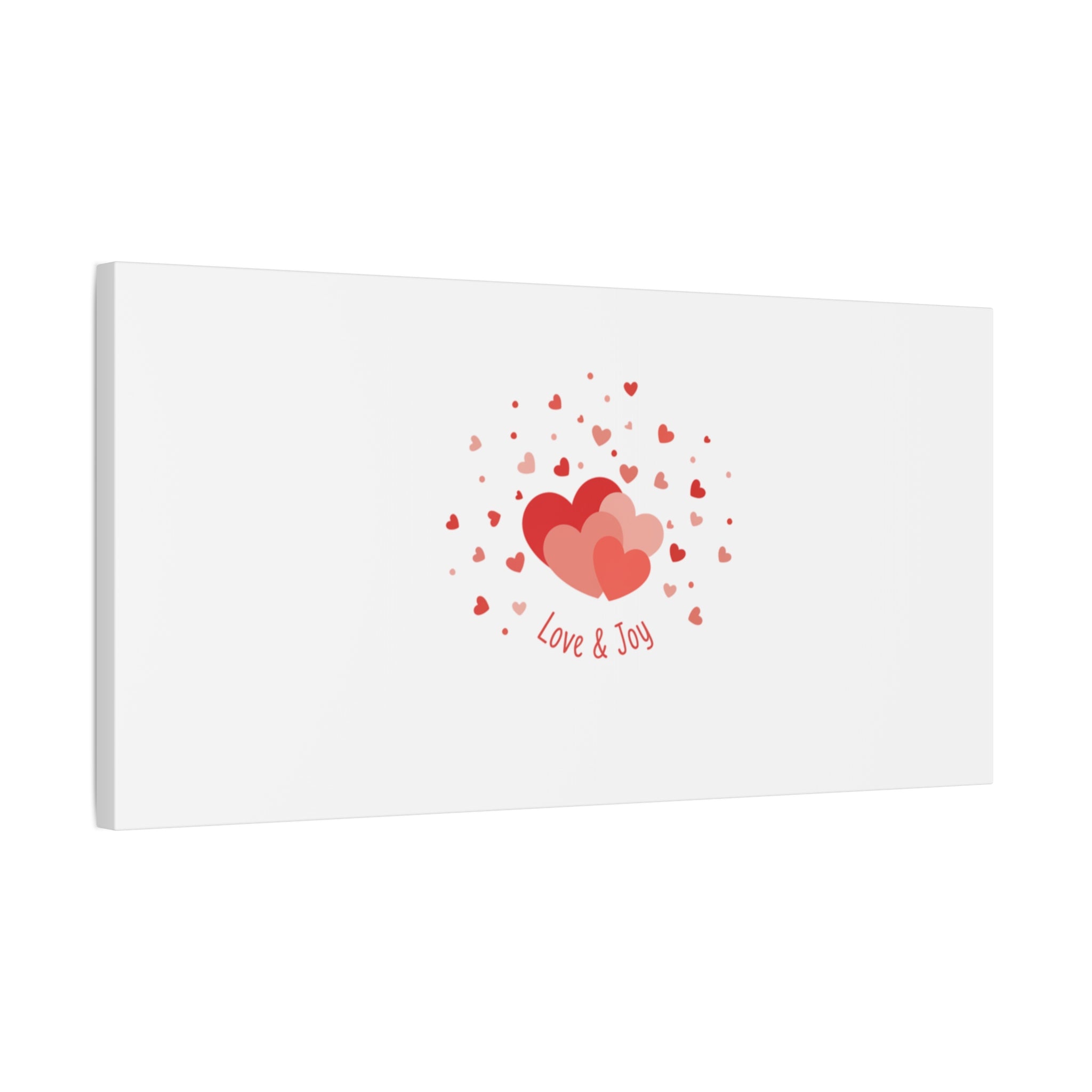 Tiny Heart Confetti Canvas | Matte Stretched Canvas