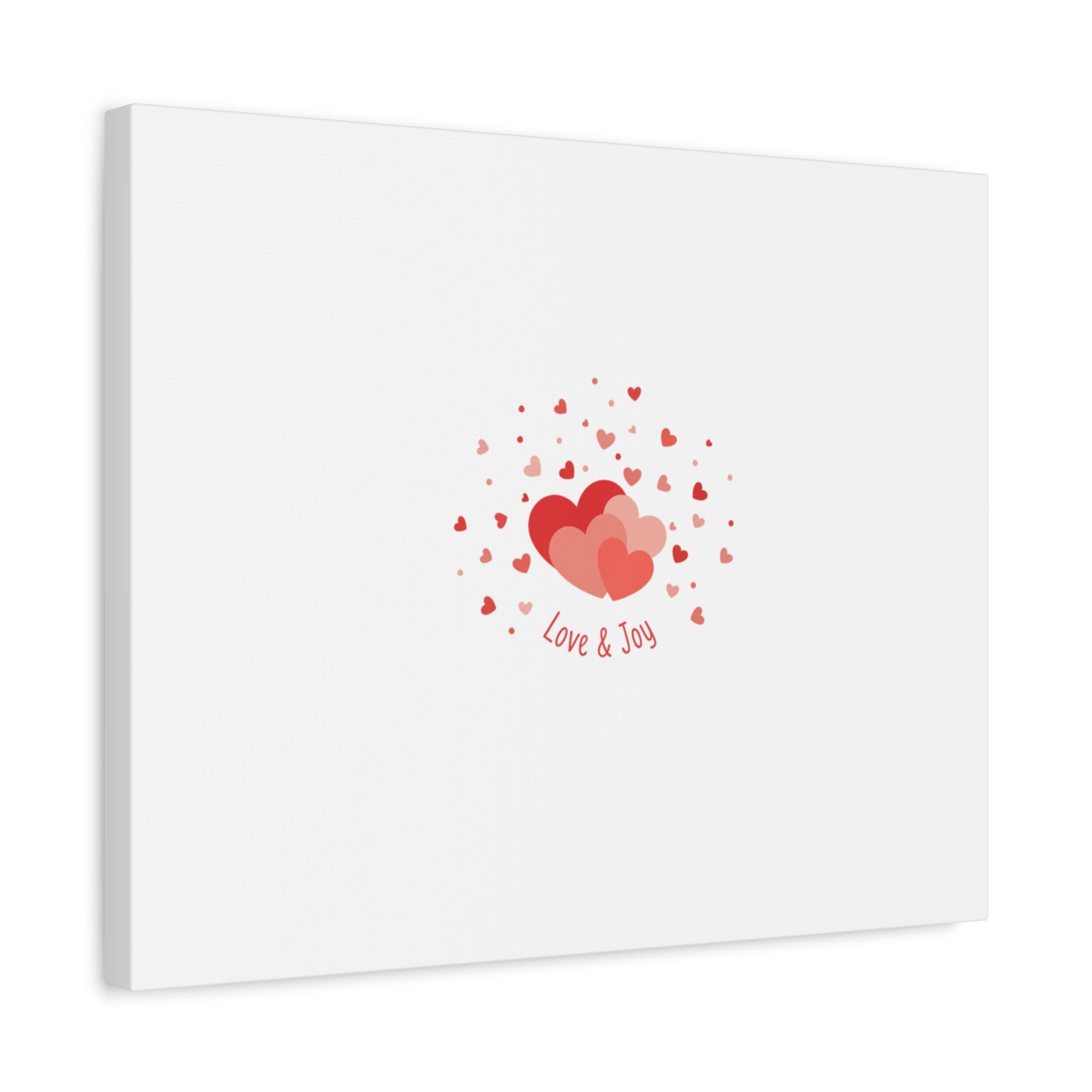 Tiny Heart Confetti Canvas | Matte Stretched Canvas