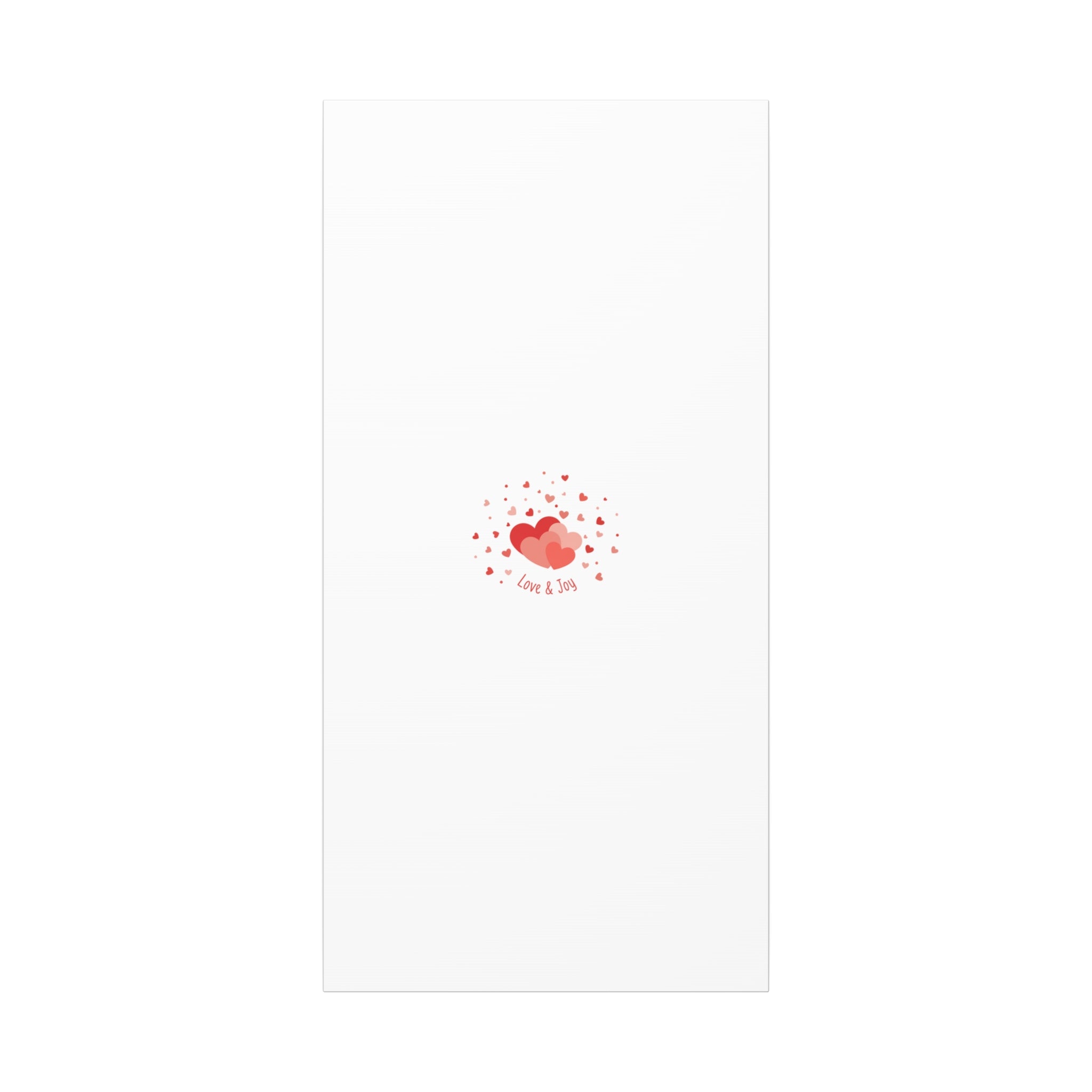 Tiny Heart Confetti Canvas | Matte Stretched Canvas
