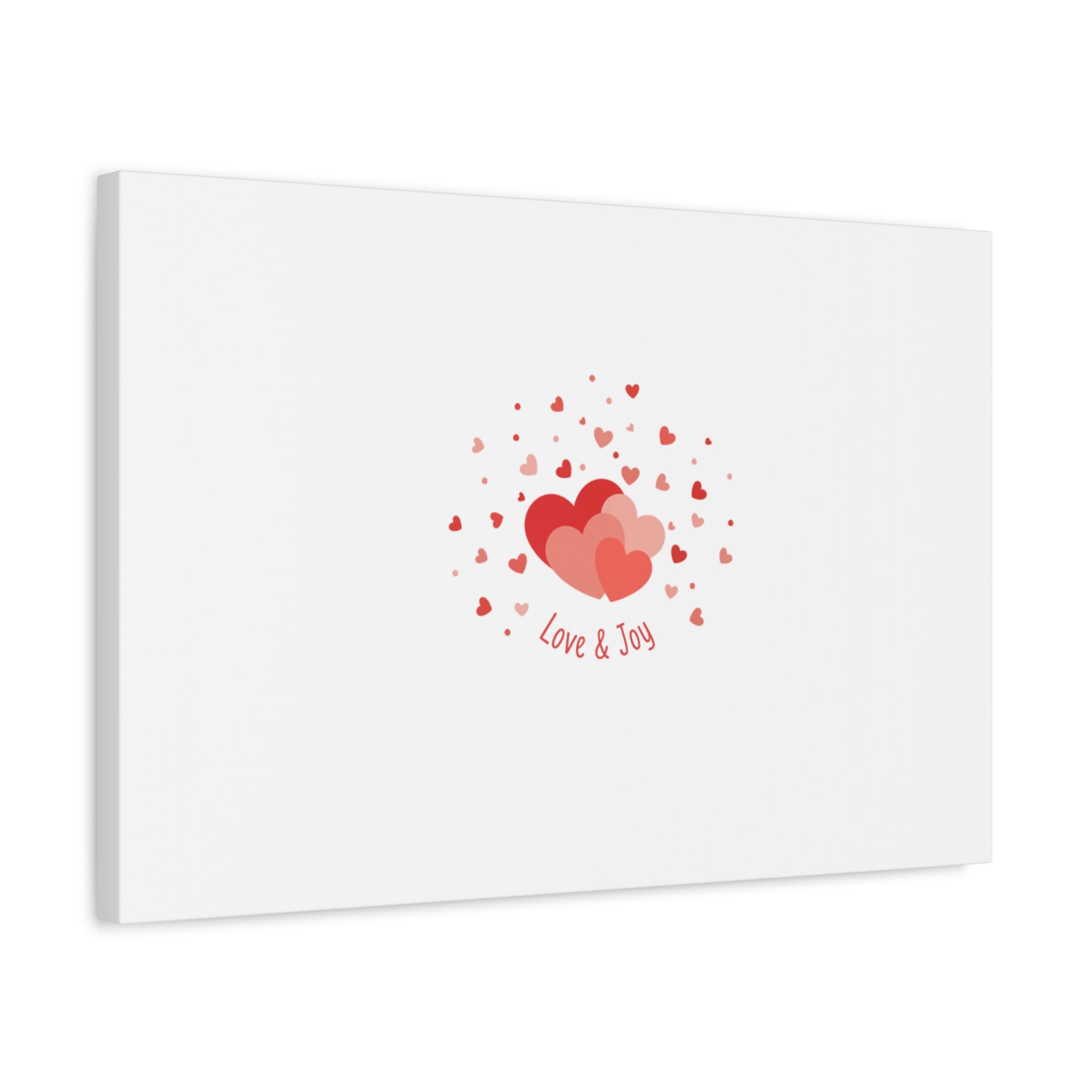 Tiny Heart Confetti Canvas | Matte Stretched Canvas